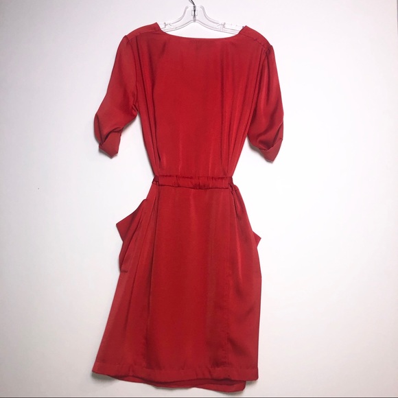 BGBGMaxazria Red Cocktail Dress. Item# 0078 - Picture 2 of 8